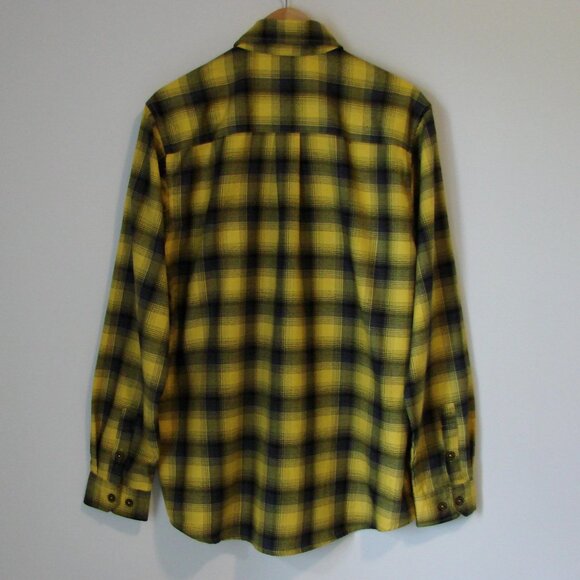 Dixxon Flannel Shirt Parham Panhead J&P Cycles Yellow Black Plaid NWOT NEW Large - Picture 11 of 16